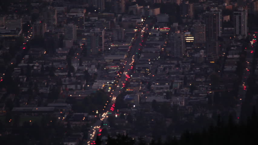 Vancouver night traffic