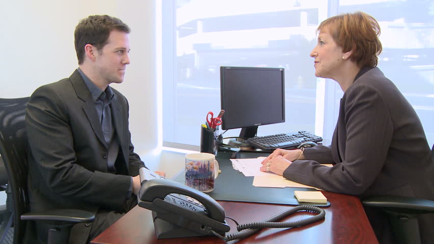 Young man gets the job