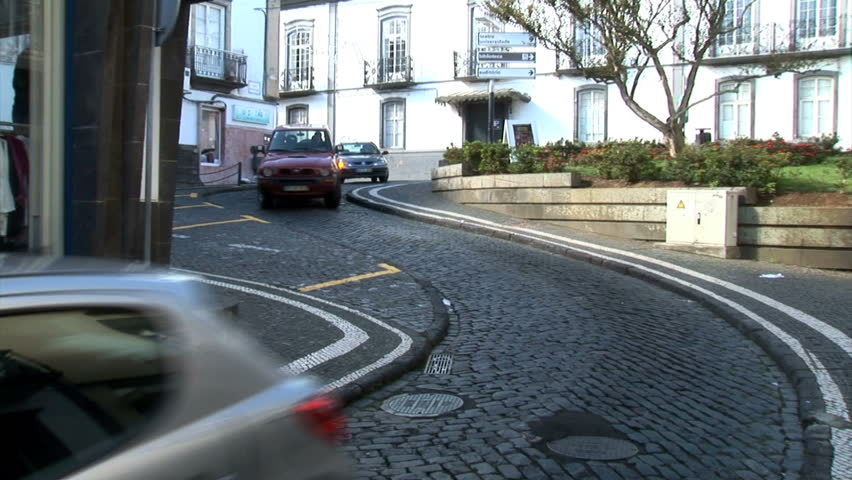PORTA DELGADA - CIRCA 2011: Porta Delgada winding roads