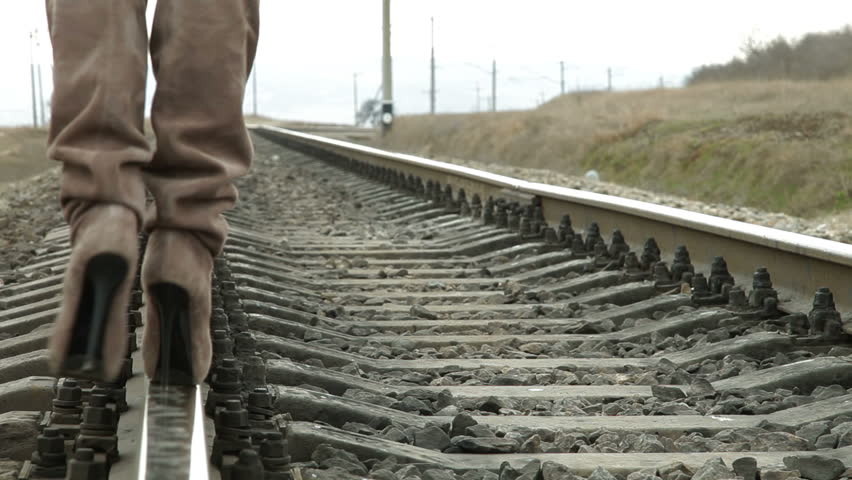High Heels On The Rail