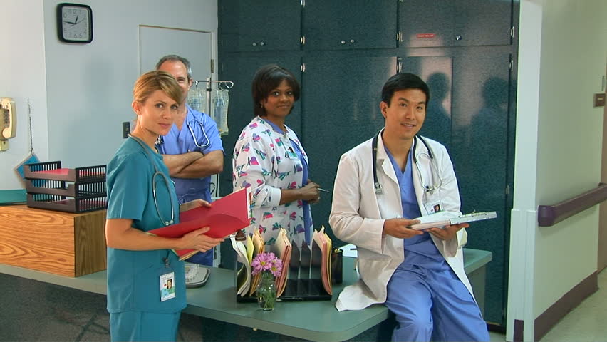Medical personnel portrait