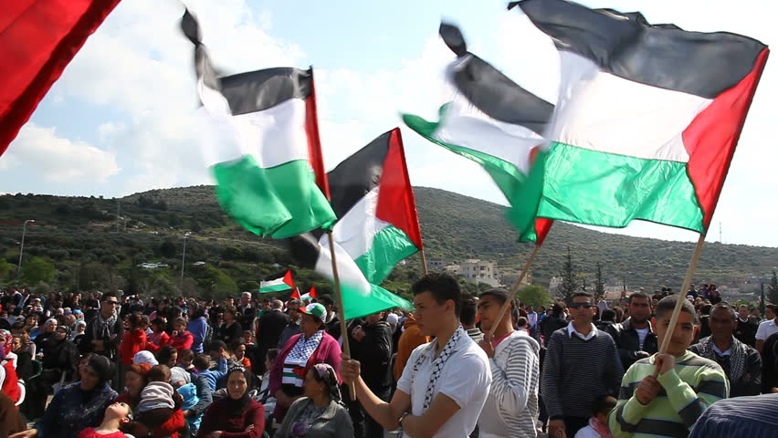 DEIR HANNA, ISRAEL - MARCH 30: Muslim leaders and activists hold anti Israel protest during the 36th commemoration of Land Day on March 30, 2012 in Deir Hanna, Israel