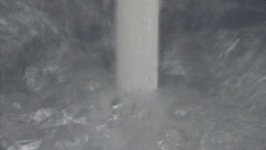 Water flowing fast