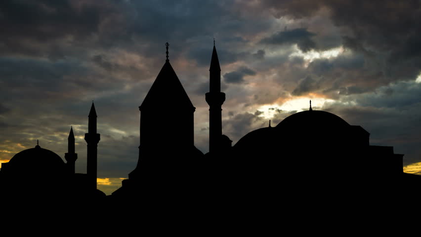 The Mevlevi convent was constructed in 1274 and was expanded by the Ottomans. It is located in the city of Konya, in Turkey. 