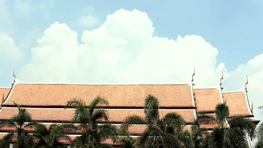 Temple cloud and sky