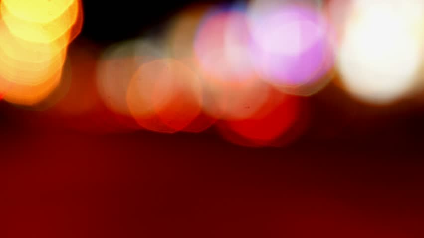Timelapse out of focus, orbs.