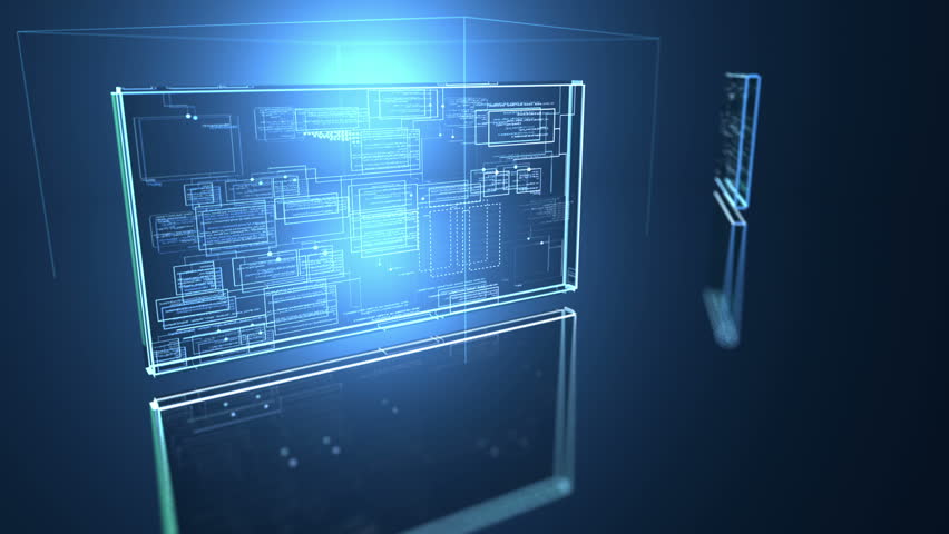 Computer code programm digital background