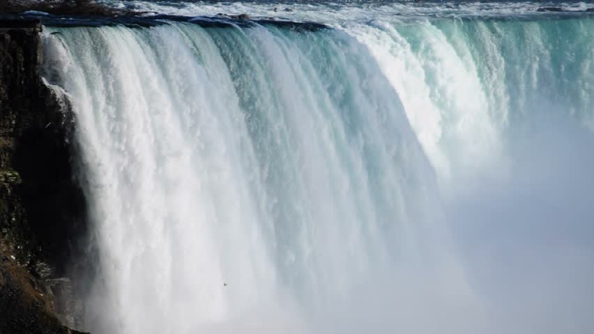 Niagara Falls Horseshoe with sound. Ontario, Canada