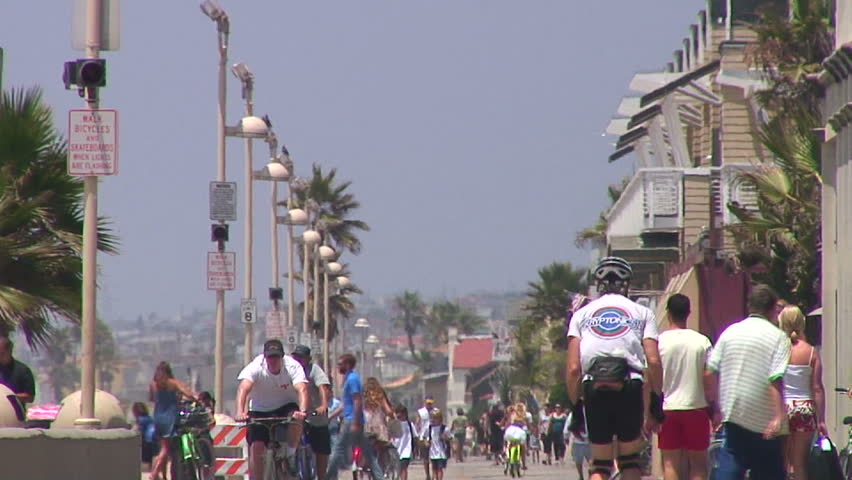 Hot day on the boardwalk.