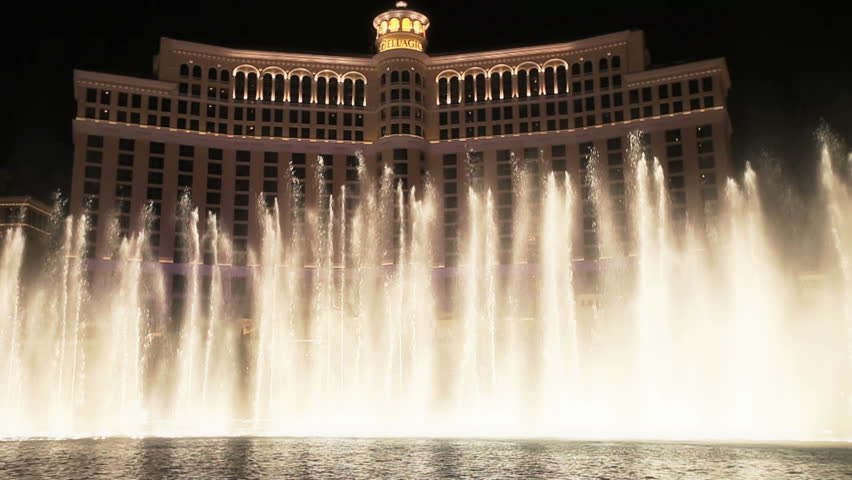 Las Vegas - Circa 2010: The Bellagio in 2010. The shooting waters of the Bellagio fountain in Las Vegas, Nevada.