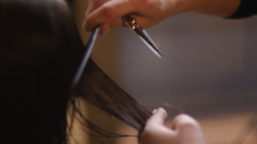haircut in a barbershop