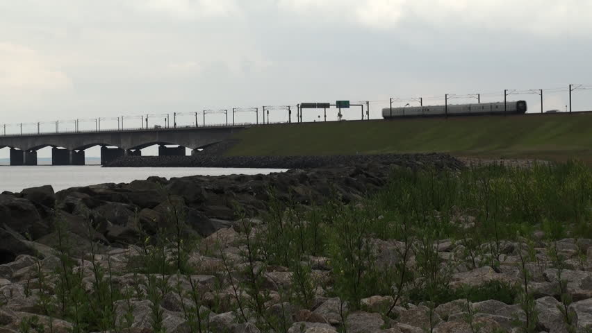 The Great Belt Bridge (Storebaelt) links the eastern and western parts of Denmark together 
