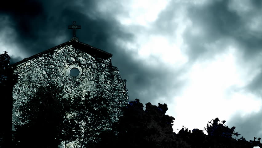 The old house looks like from a horror movie