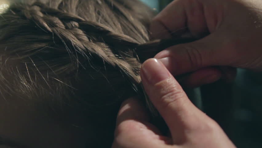 Pigtail braids on head