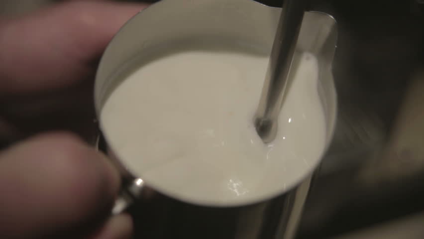 Brewing coffee with cream
