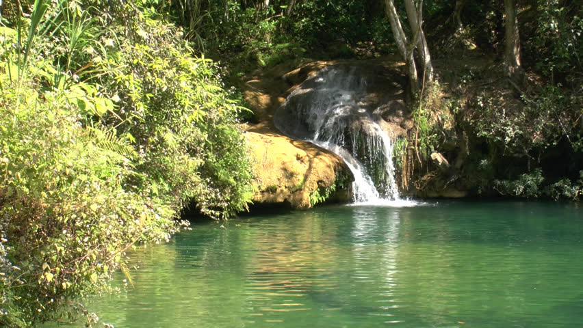 Natural pool in Topes de Collantes, Cuba