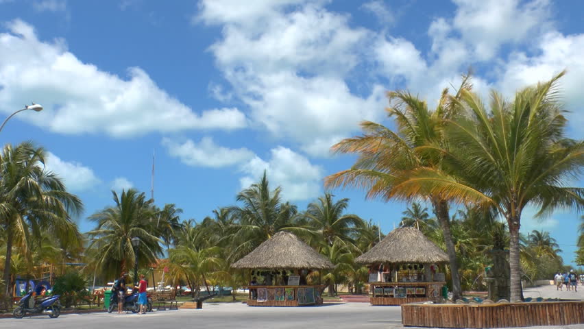 Souvenir shops in marine, Cayo Largo, Cuba
