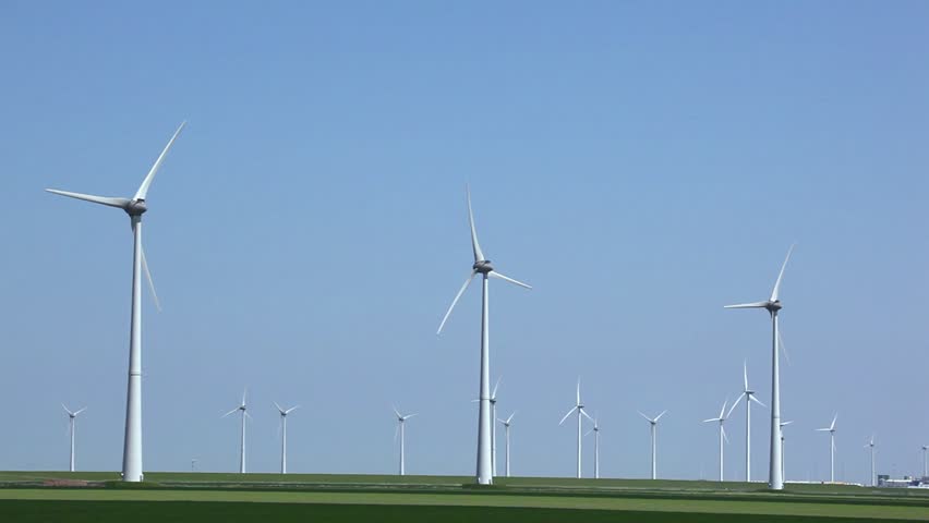 Windturbines producing alternative energy