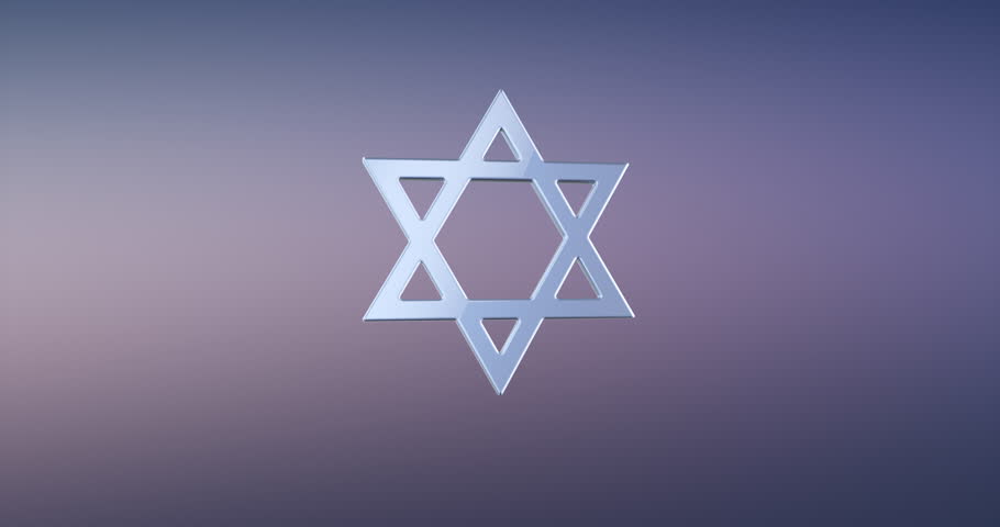 Stars Of David, Computer Generated Animation, Star Of David Of Israel