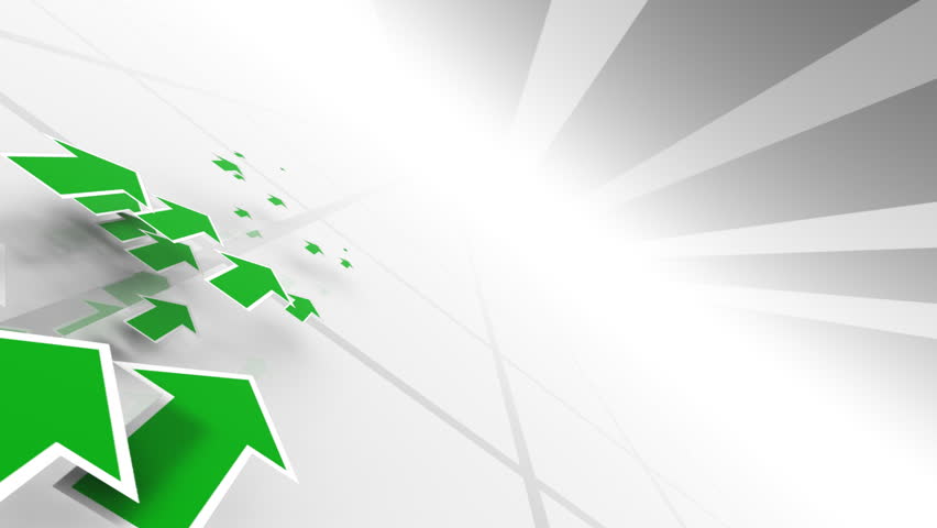 Moving Green Arrows 