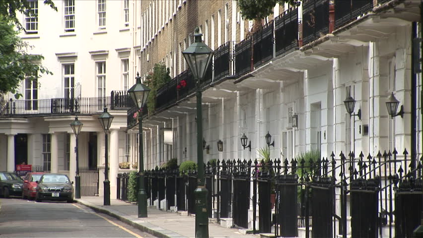 London, England - CIRCA June, 2006: Quiet street in the old part of the city as seen during the day