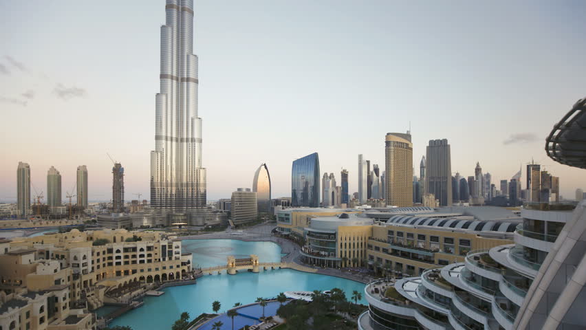 DUBAI, UNITED ARAB EMIRATES - CIRCA MAY 2011: Modern Design Structure, the Burj Khalifa was completed in 2010.
