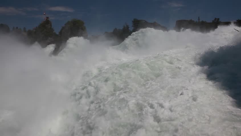 Rhine Falls near Schaffhausen in Switzerland