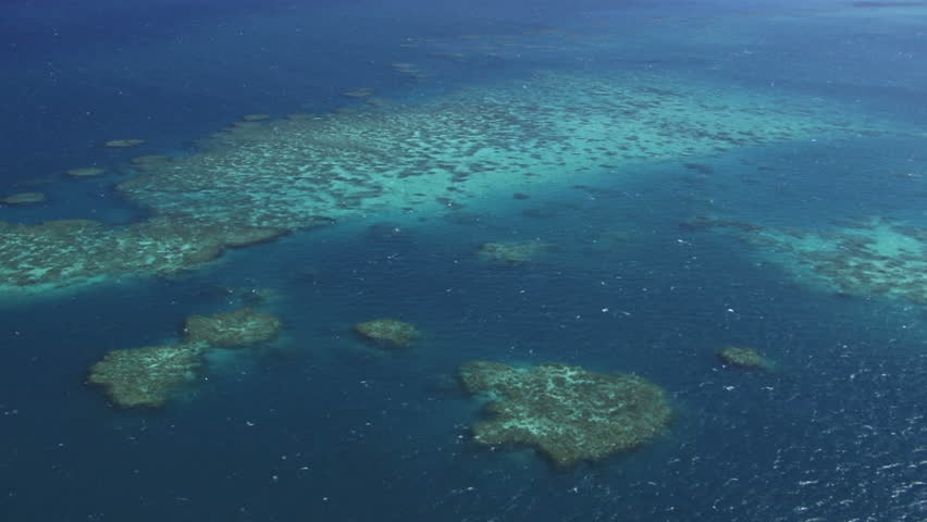 Great Barrier reef aerial