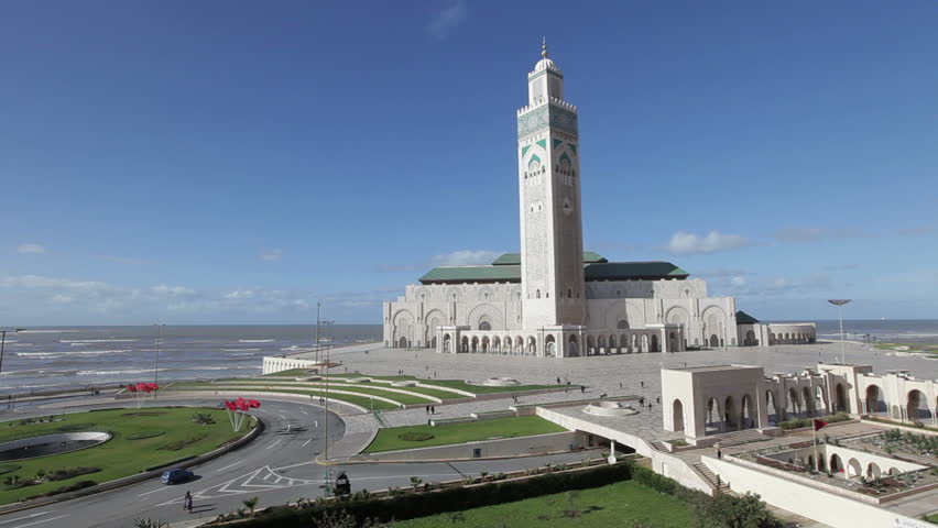 Hassan II Mosque, the third largest mosque in the world, Casablanca, Morocco