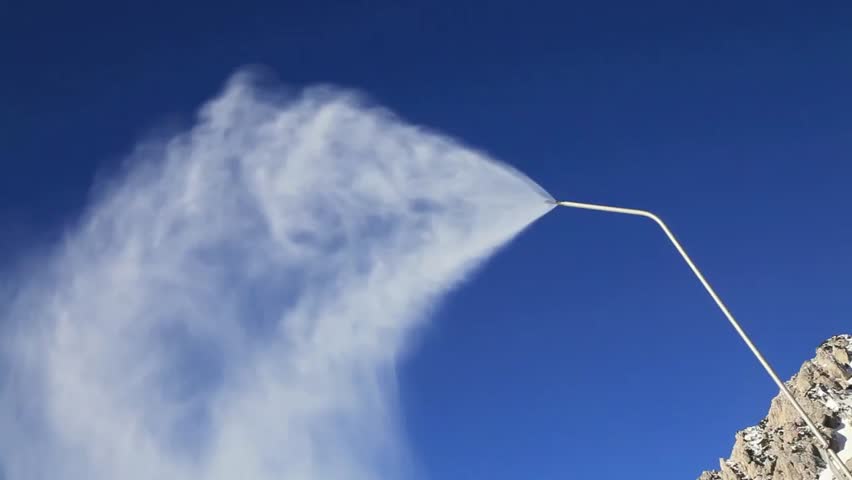 Snowmaking system - close-up