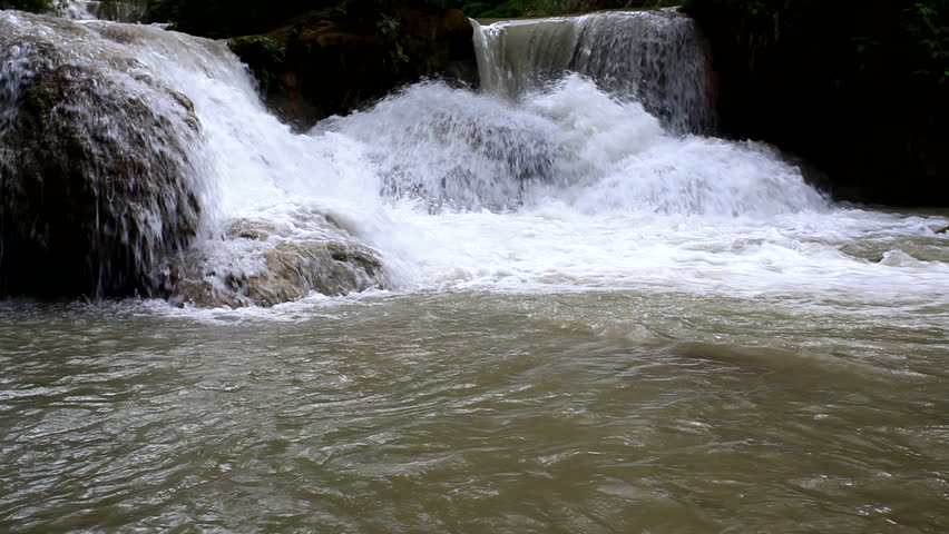 waterfall in Laos