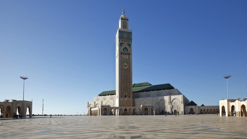 Hassan II Mosque, the third largest mosque in the world, Casablanca, Morocco
