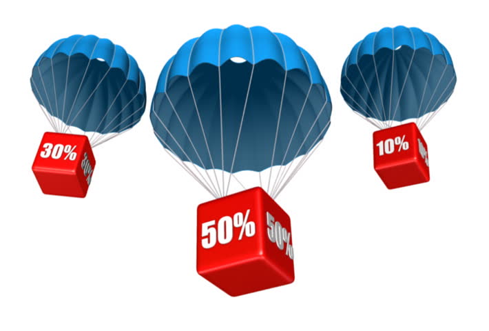 Concept of discount, seamlessly loopable