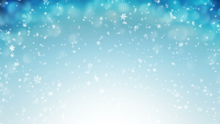 Gentle Christmas Morning Snow - seamless loop
