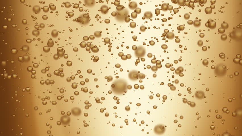 bubbles inside a glass of champagne (seamless loop) 