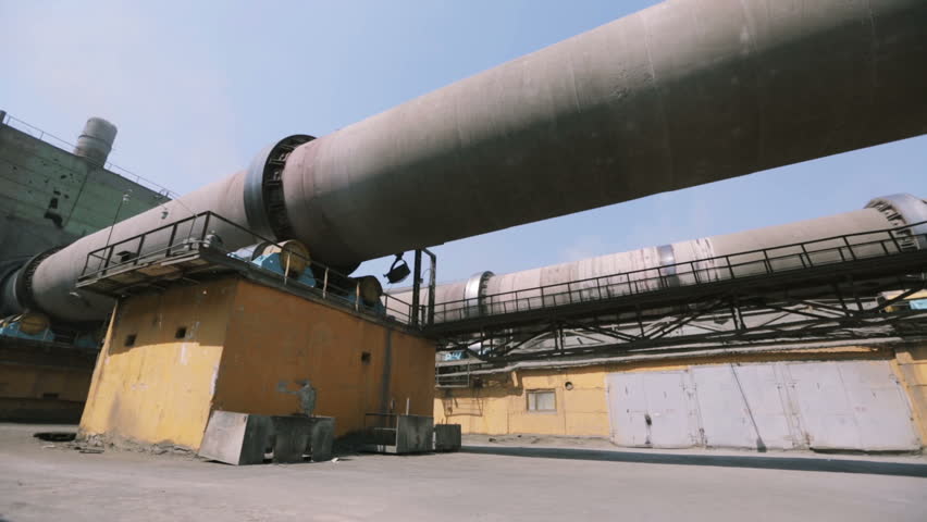 Cement production factory