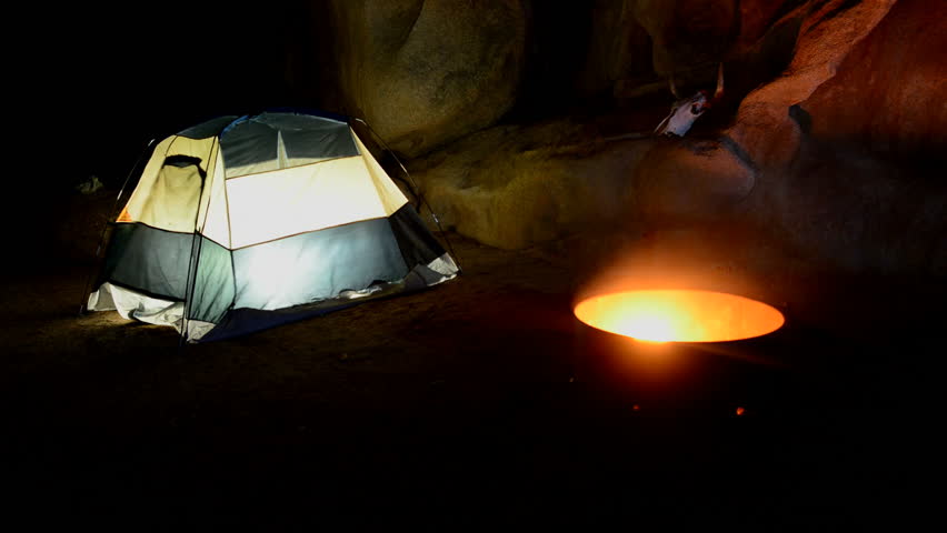 Time Lapse of Camping in the California Desert - Joshua Tree National Park