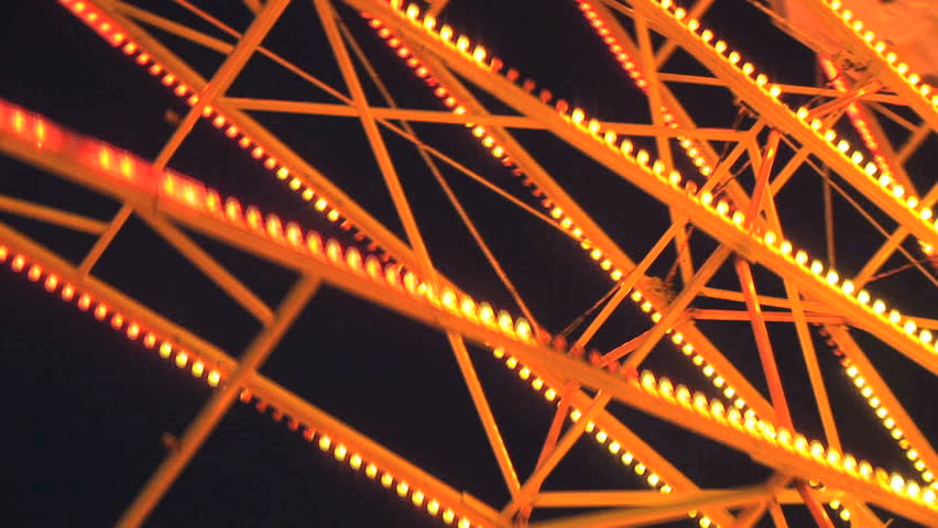 Spinning Ferris Wheel, Clark county fair, Washington 