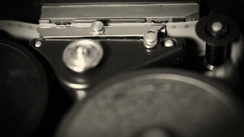 Vintage movie Camera film transport mechanism HD
