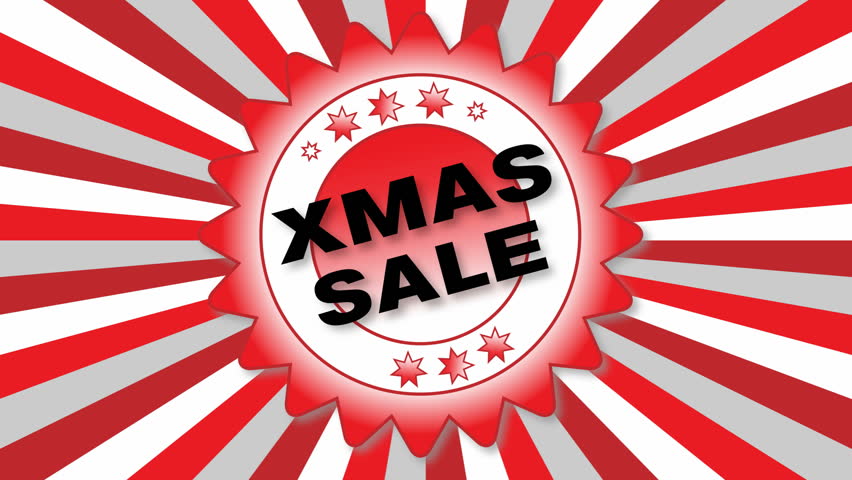 X MAS SALE - animated Button