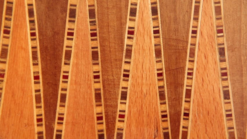 rolling dices on backgammon board