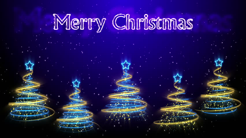 Christmas Trees Background - Merry Christmas 45 (HD)