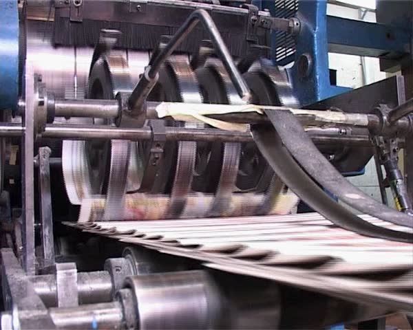 18 August, 2008. Slovakia. Tatras. At a small paper factory print fresh morning newspaper.