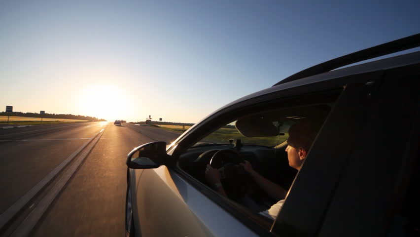 A Man Driving A Car Stock Footage Video 2615600 Shutterstock