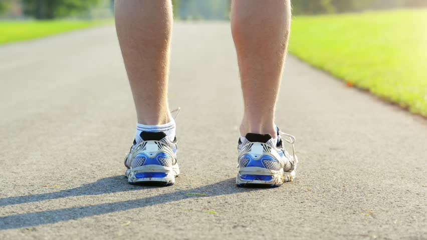Close up of road runner feet running high definition video