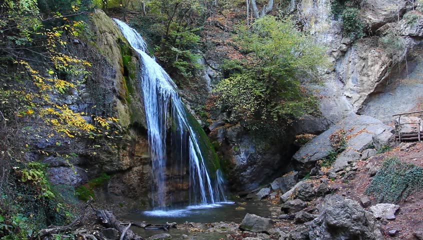 jur-jur waterfall crimea ukraine