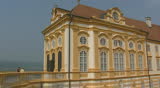 MELK, WACHAU VALLEY, AUSTRIA - AUGUST 2009: historic building Stift Melk, a Benedictine abbey.  Stift Melk is located in the Wachau region in Austria.