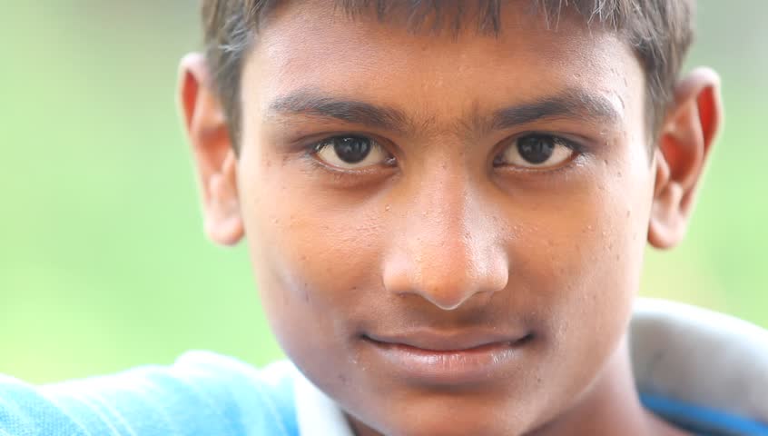 Indian teen boy expression video.