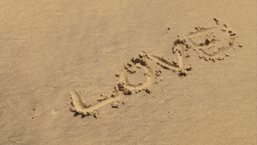 Erasing love legend at beach