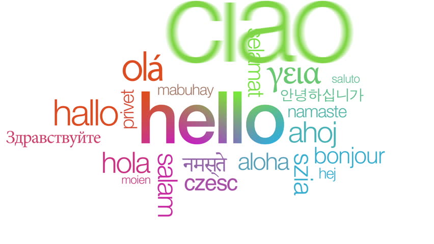 Hello in different languages